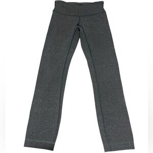 Lululemon Athletica Black and White Leggings for Active Comfort